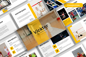 Viktor– Sports Google Slide Template, a Presentation Template by kreatifreya