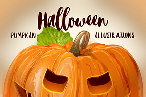 Halloween Pumpkin illustrations