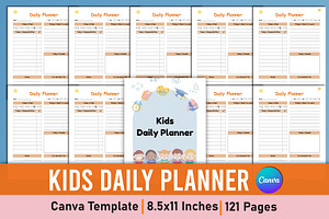 Kids Daily Planner Canva Interior