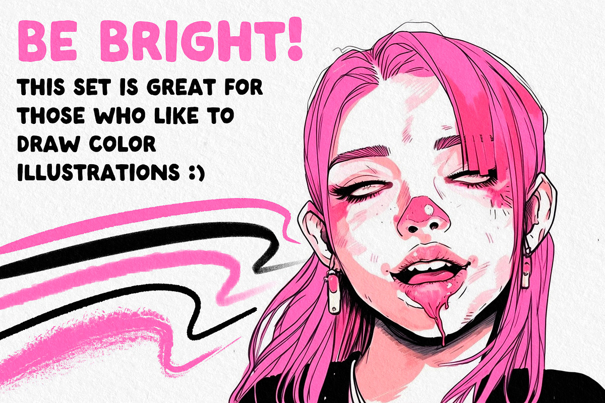 Artista Box - 76 Procreate Brushes, a Brush Add-On by Nuclear Brushes (Photo 3 of 10)