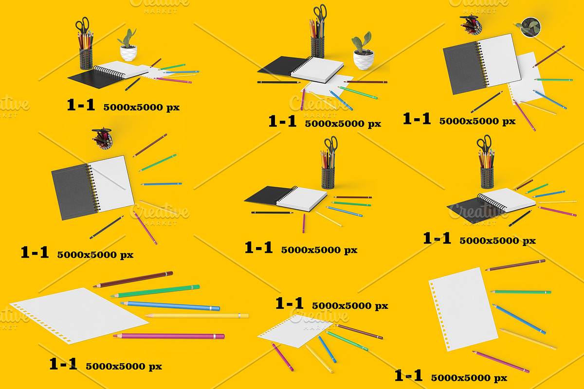 Art Mockup: Colored Pencils, a Pens & Pencil Mockup by Tempera (Photo 2 of 3)