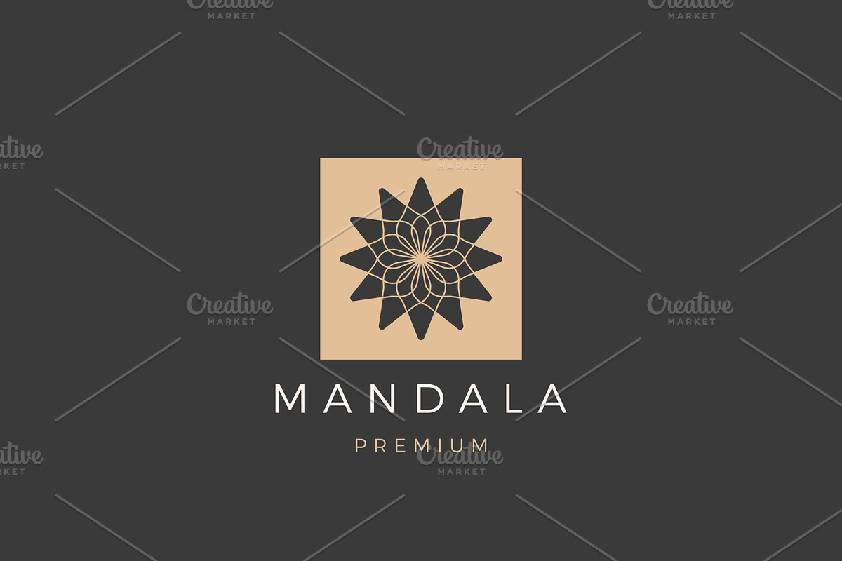 Simple And Minimalist Mandala Logo