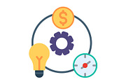 Resources Flat Icon, an Icon by Pexelpy (Thumbnail 1 of 2)