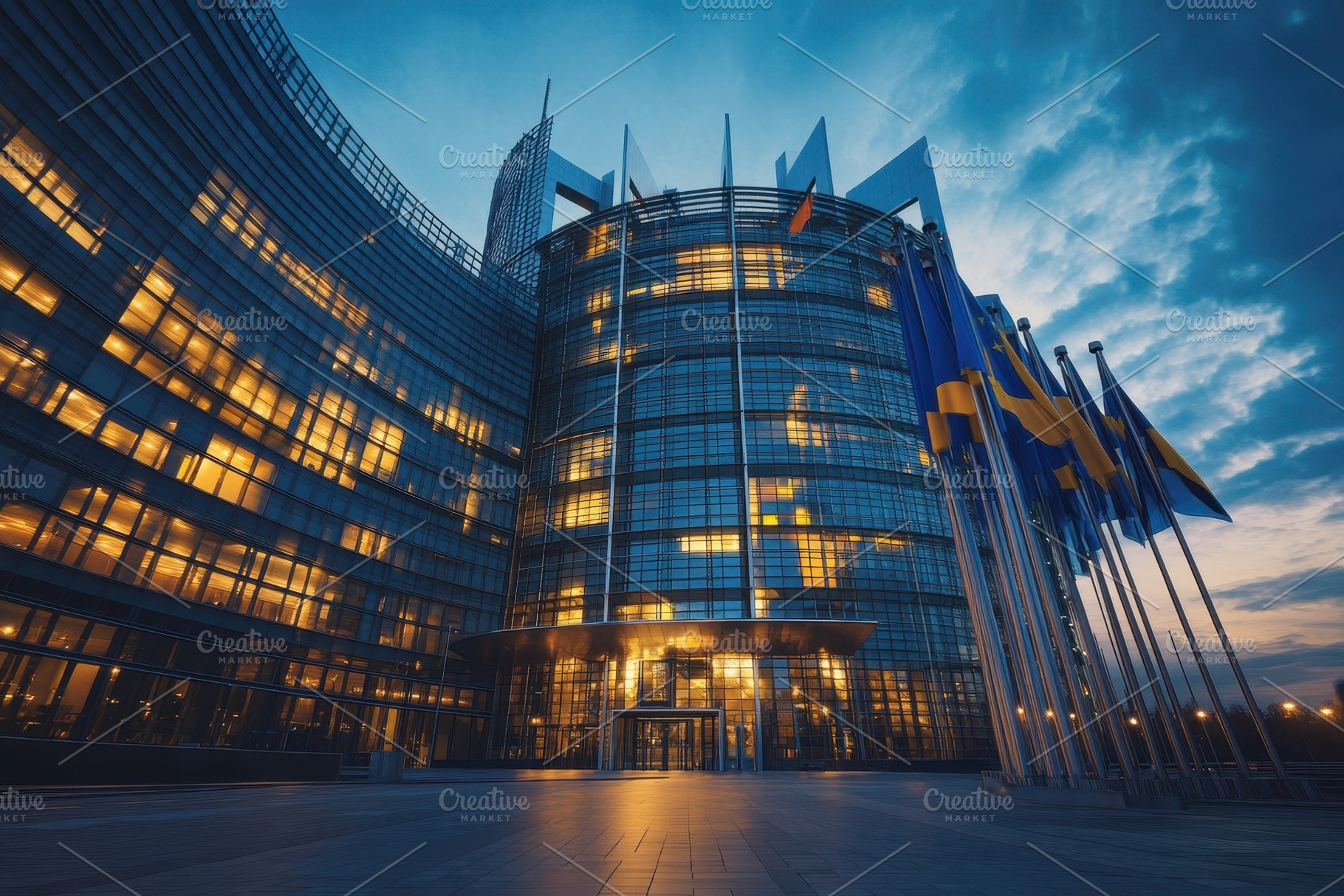Eu digital diplomacy cosmic intellig, a Photo by Pavel_design