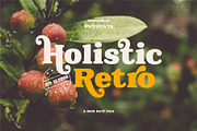 Holistic Retro – Bold Serif Font, a Serif Font by Salamahtype (Thumbnail 1 of 8)