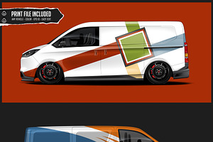 Car Wrap Design Vector