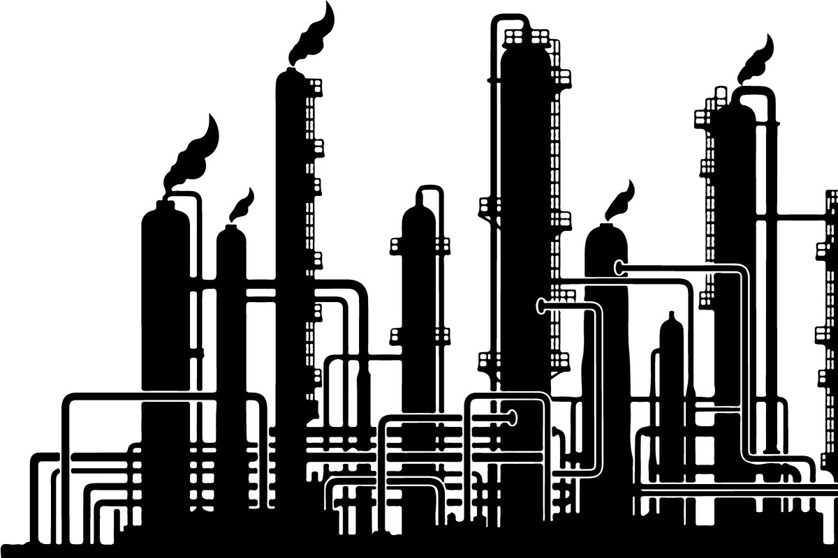 Industrial Factory Silhouette Bundle, an Illustration by Designs_River (Photo 7 of 45)