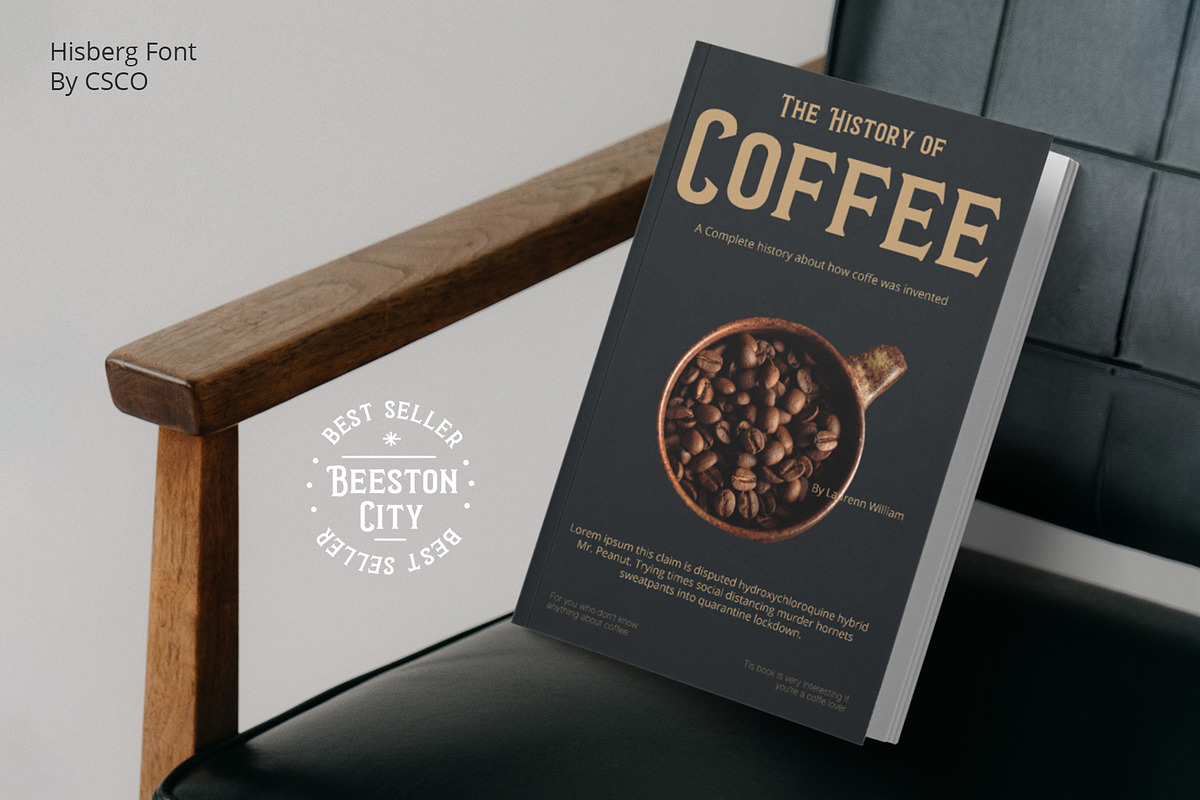Hisberg – Vintage Serif, a Serif Font by Craft Supply Co. (Photo 8 of 8)
