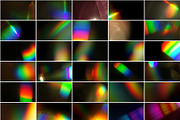 Rainbow Light Leaks Overlays, an Action Add-On by PhotoSpirit (Thumbnail 8 of 8)