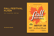 Fall Festival Flyer, a Flyer Template by Gumico Studio. (Thumbnail 1 of 3)