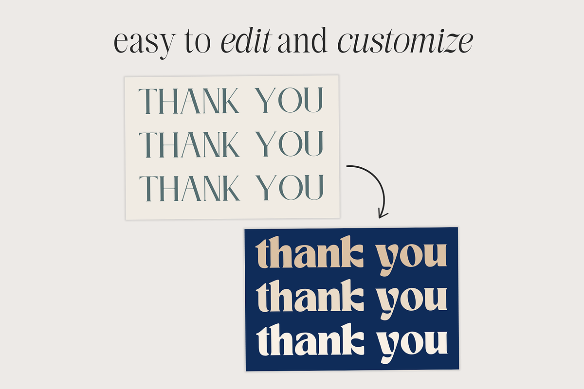 Business Thank You Card, a Card Template by thebrandcove (Photo 4 of 7)
