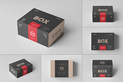 Carton Box Mock-up 135x105x60, a Product Mockup by Yogurt86 (Thumbnail 1 of 10)