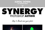 Synergy Photoshop Action preview 2
