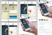 Flat Mobile App Kit | App Idea, an UI Kit Template by pixart_pm (Thumbnail 4 of 4)