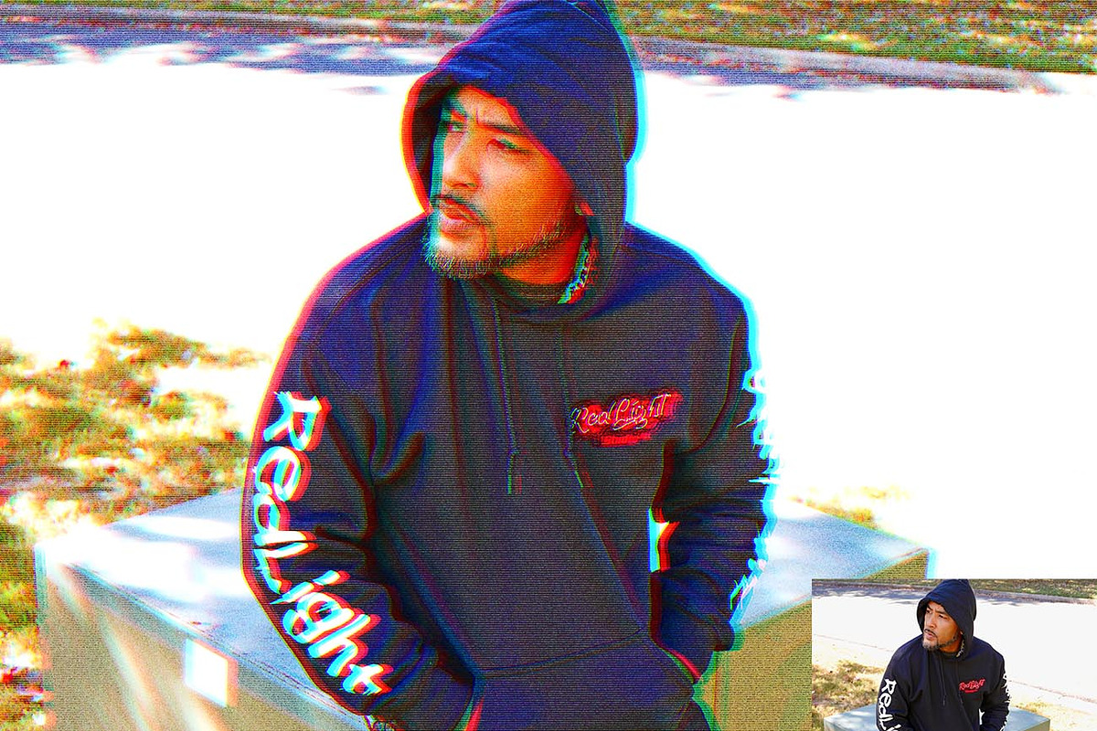 Invisible Glitch Effect Ps Action, an Action Add-On by Studio Retouch (Photo 3 of 11)
