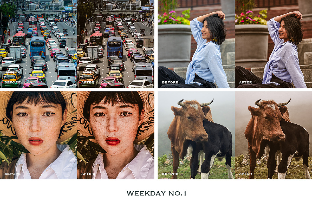 Weekday Lightroom Mobile Presets, a Preset Add-On by VEER (Photo 3 of 18)