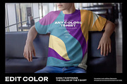T-shirt mockup Template, a Shirt Mockup by PaperMoon (Thumbnail 1 of 3)