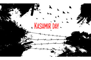 5 February, Kashmir Solidarity Day, an Object Illustration by Nenahliadava Design
