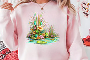 Lake Scene Nature Landscape, a Seasonal Illustration by CreationArt (Thumbnail 2 of 6)