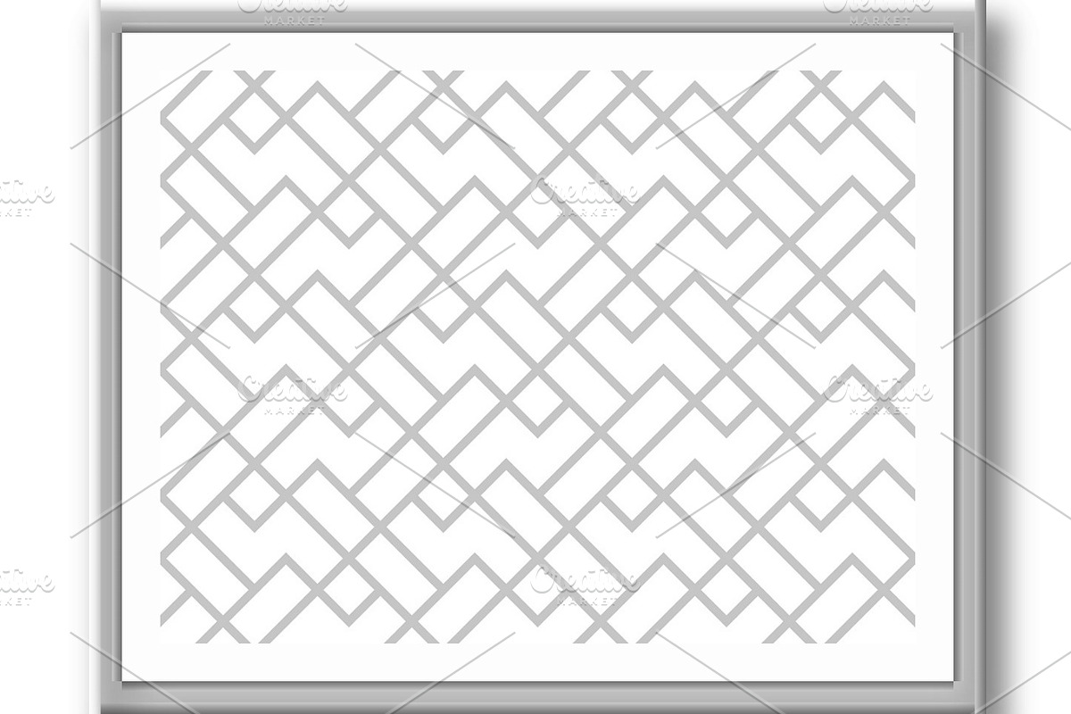 The geometric pattern with lines, a Pattern Graphic by RODINA (Photo 3 of 3)