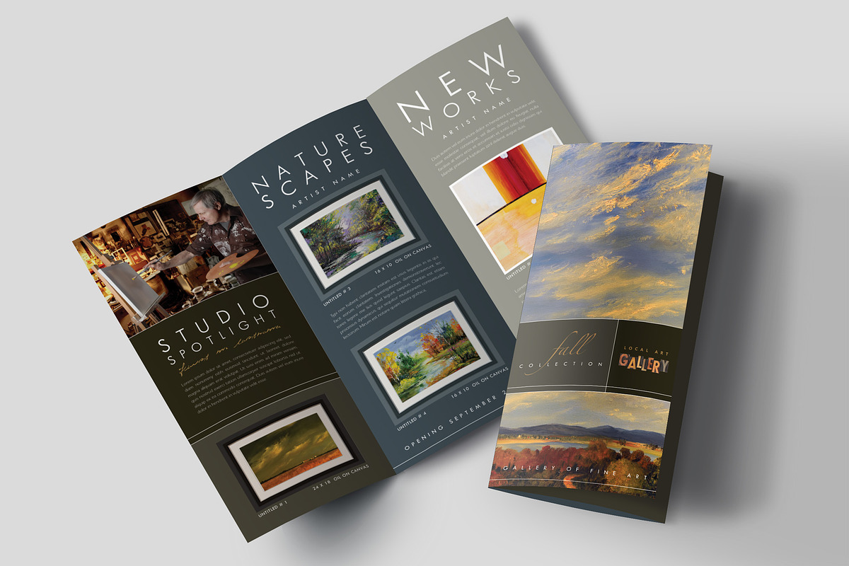 Art Gallery Brochure Template, a Brochure Template by StockLayouts (Photo 1 of 4)