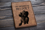 30 wild monkey silhouette vector, an Animal Illustration by AnastasiyaOleynik (Thumbnail 1 of 6)