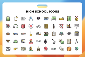 High School Icons, an Icon by Wencory