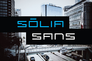 Solia Sans Display Font, a Sans Serif Font by Linseed Studio