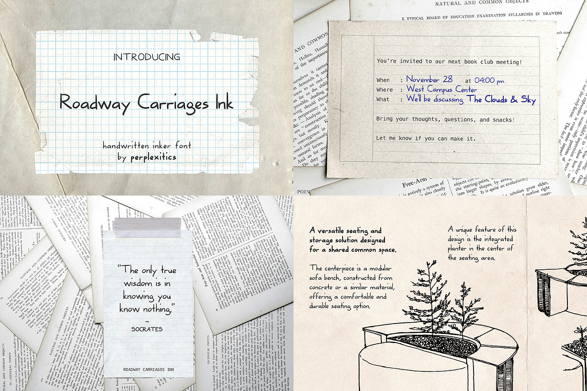 SchoolSeries Handwritten Font Bundle, a Handwritten Font by Perplexitics (Photo 5 of 13)