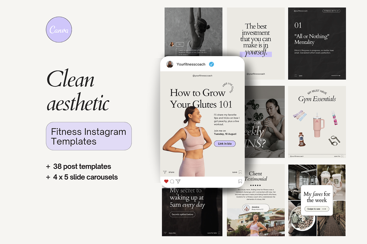 Fitness Wellness Marketing Pack, a Marketing Template by Motion Studio (Photo 3 of 10)
