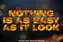 Color fonts ResotE-Fruits