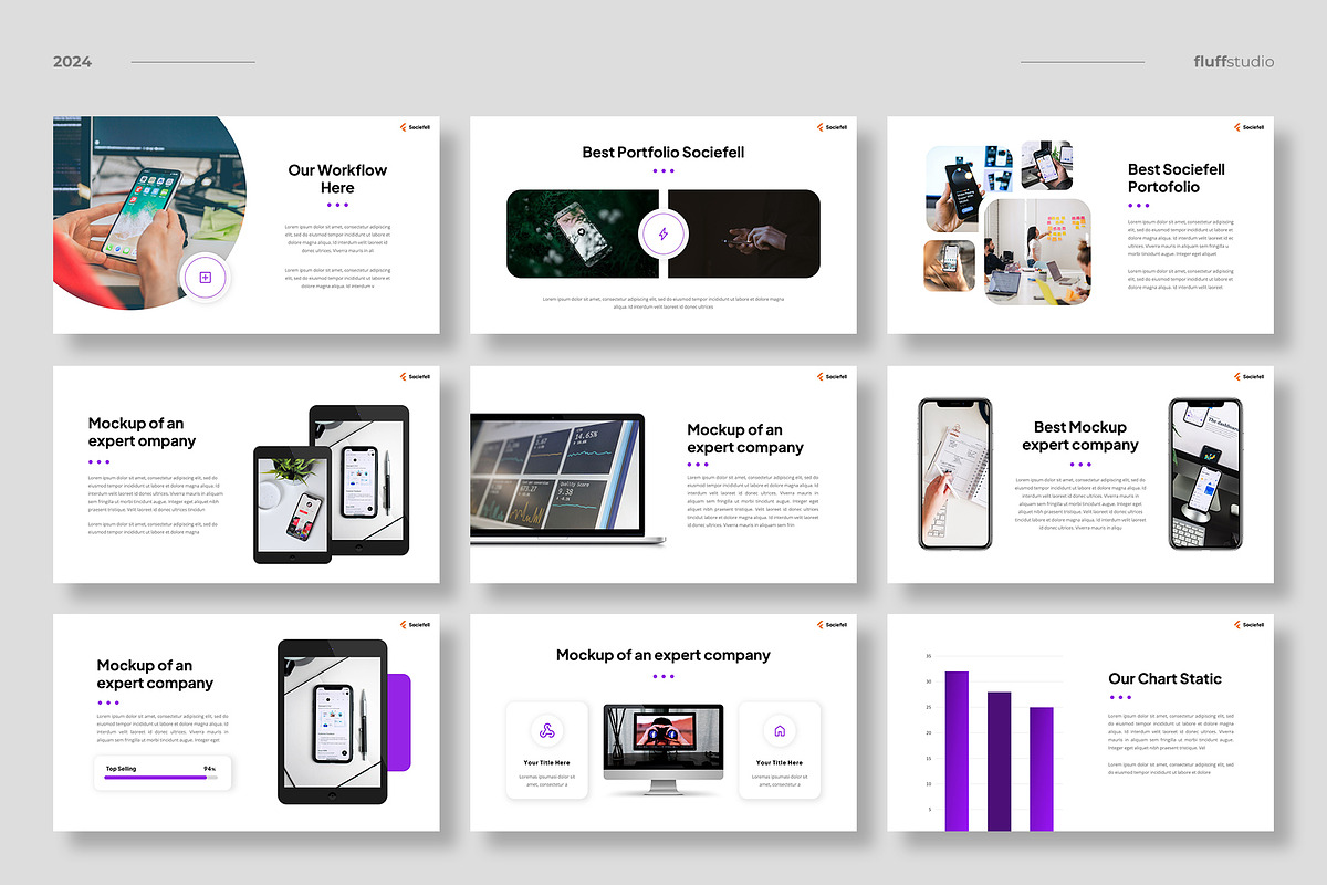 Social Media Marketing Google Slides, a Presentation Template by fluffstudio (Photo 4 of 5)
