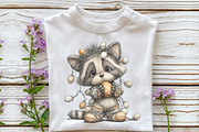 Whimsical Easter Raccoon Clipart, an Illustration by OK Design (Thumbnail 6 of 6)