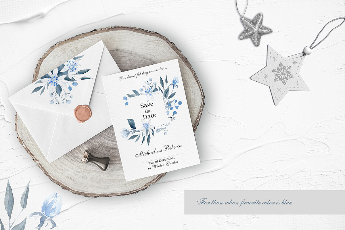 Snow Mice. Clipart set., a Decorative Illustration by Dinkoobraz (Photo 5 of 12)