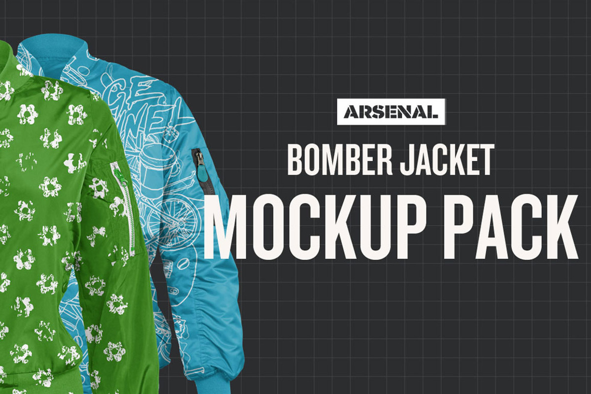 Bomber Jacket Mockup Templates, a Hoody Mockup by Go Media's Arsenal (Photo 1 of 2)