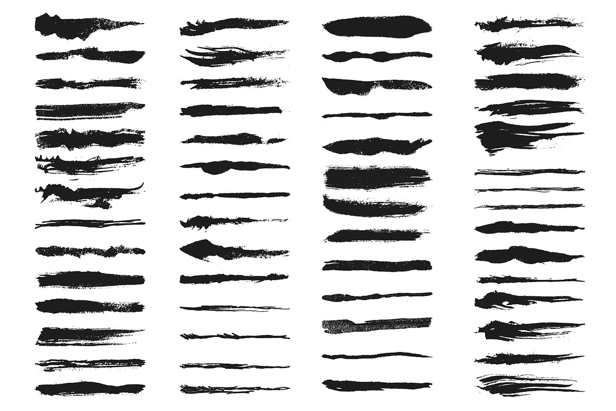 Vector Brush Strokes for Illustrator, an Object Graphic by Giordano Aita Graphics (Photo 3 of 3)