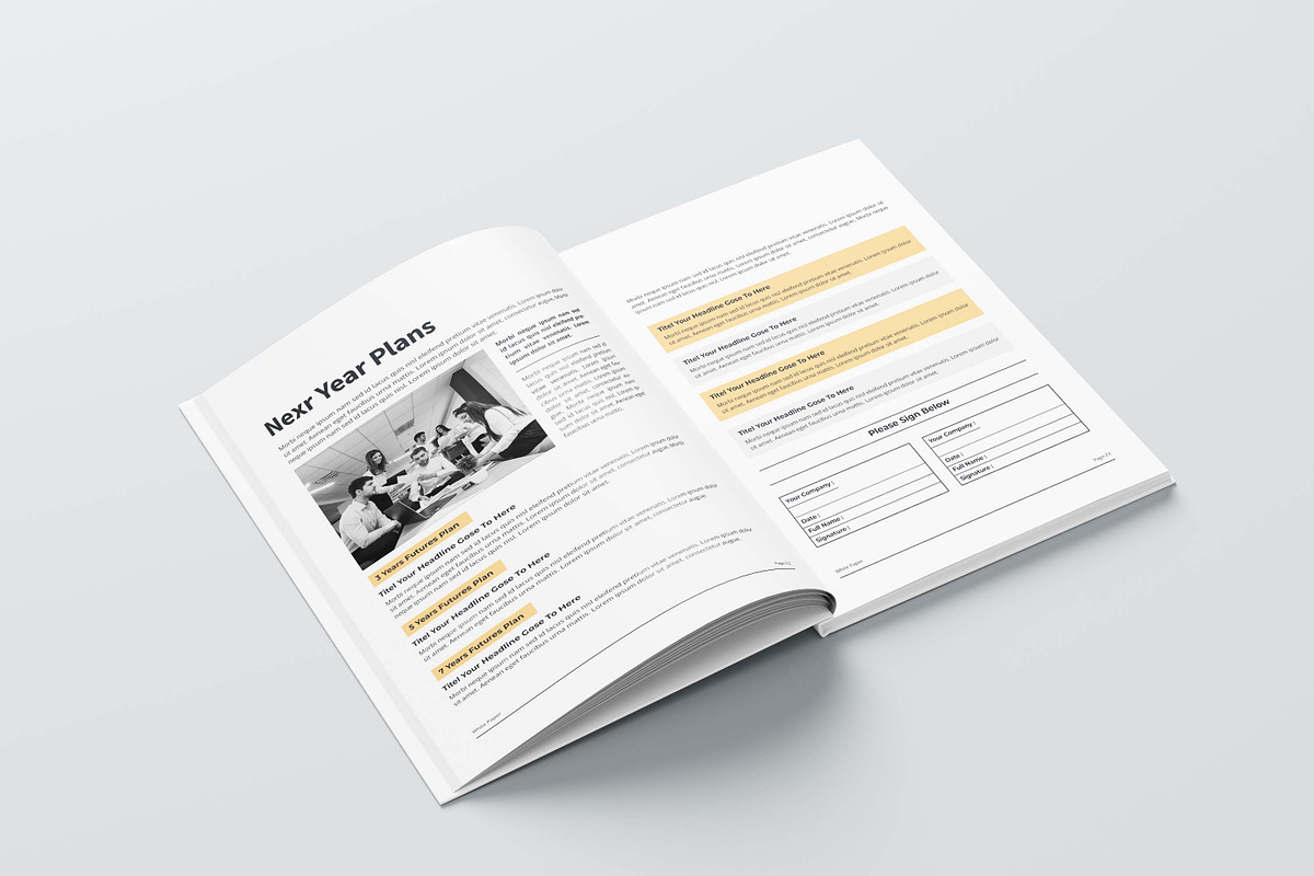 Annual Report | MS Word & Indesign, a Brochure Template by obayes (Photo 17 of 17)