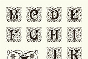 26 monogram with capital letters, a Branding & Logo Template by Pgmart (Thumbnail 5 of 7)