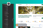 OneWorld - Charity Landing Page, a Landing Page Template by SLAB! Design (Thumbnail 2 of 4)