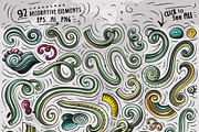 Hippie Cartoon Objects Set, an Object Graphic by BALABOLKA (Thumbnail 3 of 3)