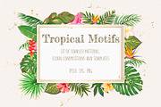 Tropical Motifs, a Pattern Graphic by HmarkaShop (Thumbnail 1 of 5)