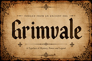 Grimvale, a Blackletter Font by Wow Magic (Thumbnail 5 of 5)