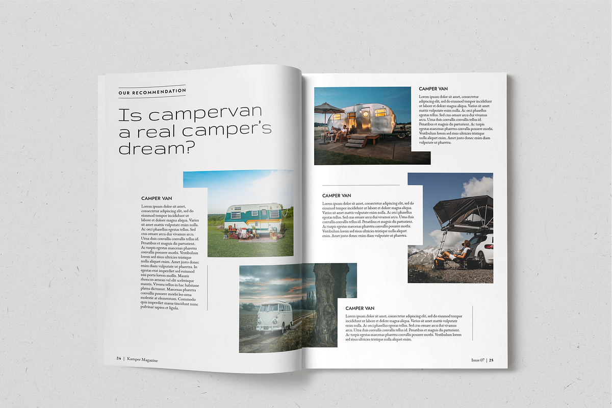 KAMPER - Travel Magazine, a Magazine Template by SonaGeciova (Photo 15 of 17)