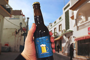 Labels for beer bottles, a Household Mockup by I-RO (Thumbnail 2 of 6)