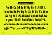 CS Garnet – Condensed Font, a Sans Serif Font by Craft Supply Co. (Thumbnail 8 of 8)