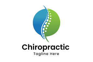 Chiropractic Spine Care and Wellness, a Branding & Logo Template by Walldecorated