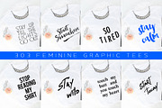 Big Bundle-Feminine Graphic Tees, a Background Graphic by iloladesign (Thumbnail 32 of 36)