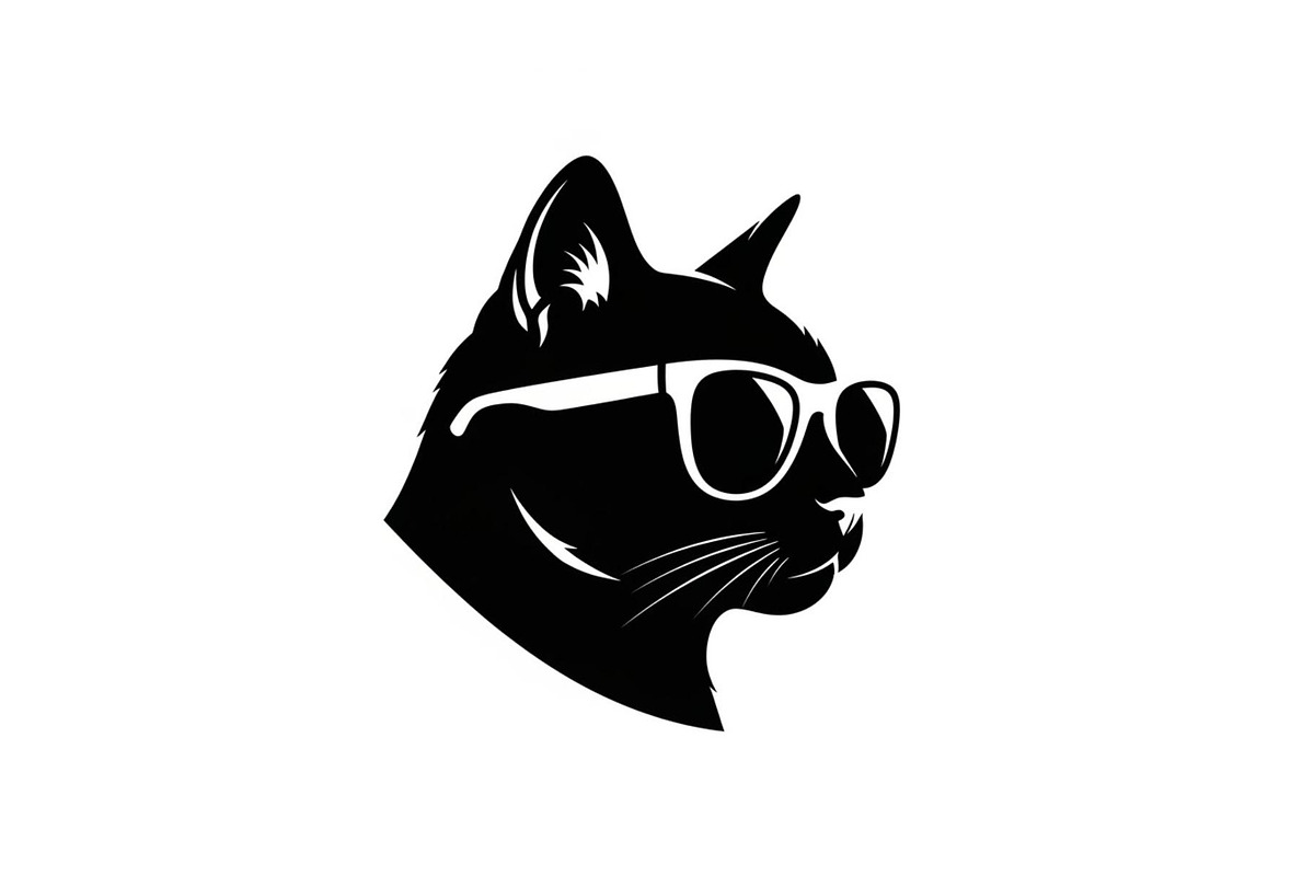 Cool Cat Silhouette Vector Bundle, an Illustration by Designs_River (Photo 38 of 51)