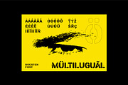 Bocsten – Splashed Stencil Font, a Sans Serif Font by Drizy (Thumbnail 6 of 9)