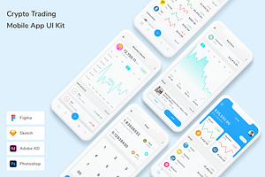 Crypto Trading Mobile App UI Kit